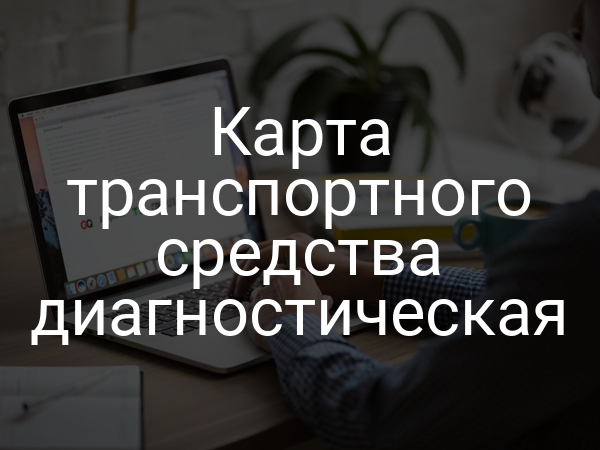 Карта транспортного средства диагностическая