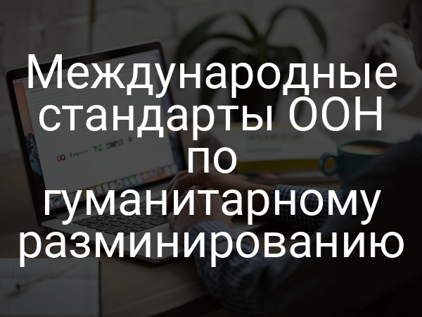 Международные стандарты ООН по гуманитарному разминированию
