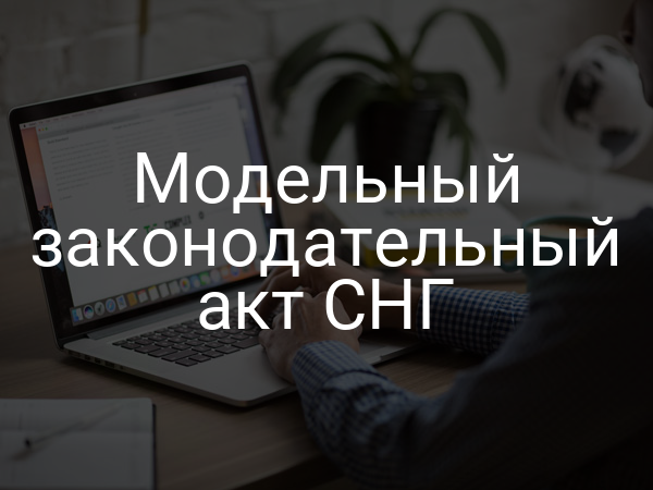 Модельный законодательный акт СНГ