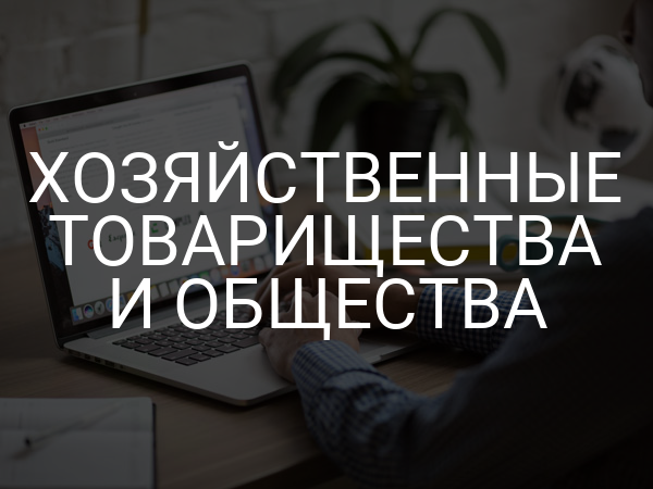 Хозяйственные товарищества и общества