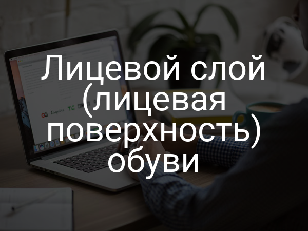 Лицевой слой (лицевая поверхность) обуви