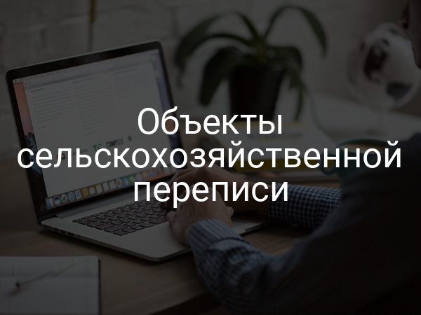 Объекты сельскохозяйственной переписи