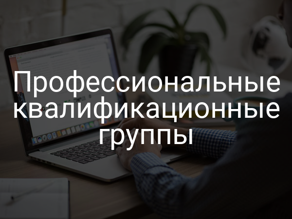 Профессиональные квалификационные группы