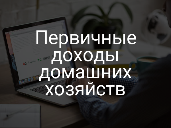 Первичные доходы домашних хозяйств
