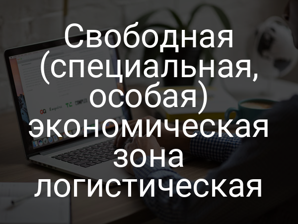 Свободная (специальная, особая) экономическая зона логистическая
