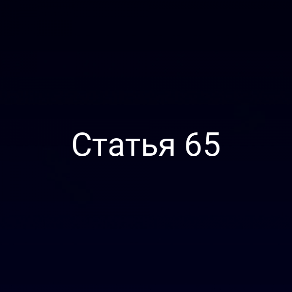 Статья 65