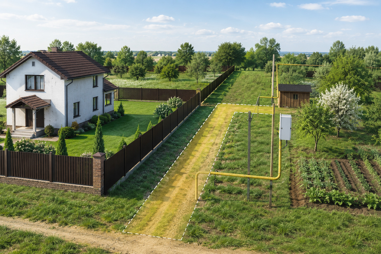 Right of limited use of another's land plot (servitude)