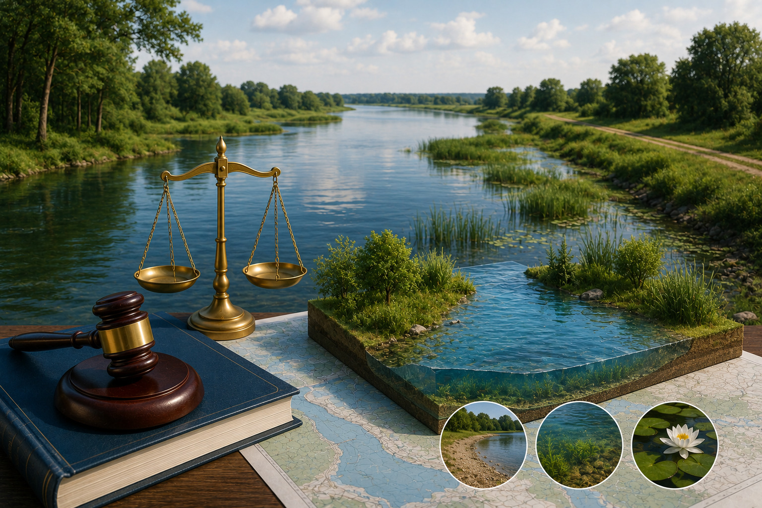 Legal regime of lands of the water fund