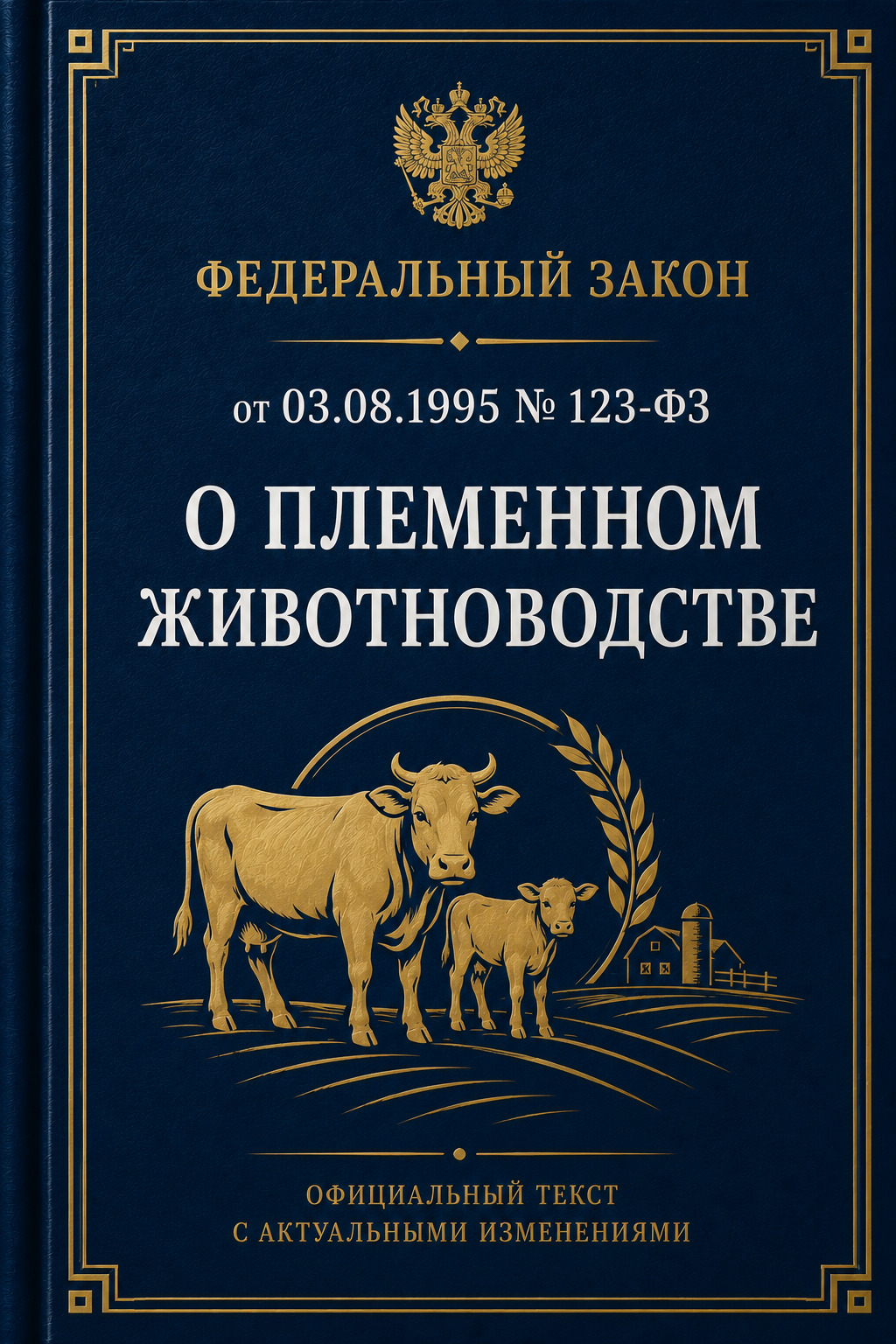 Оглавление: Федеральный закон от 03.08.1995 № 123-ФЗ «О племенном животноводстве»