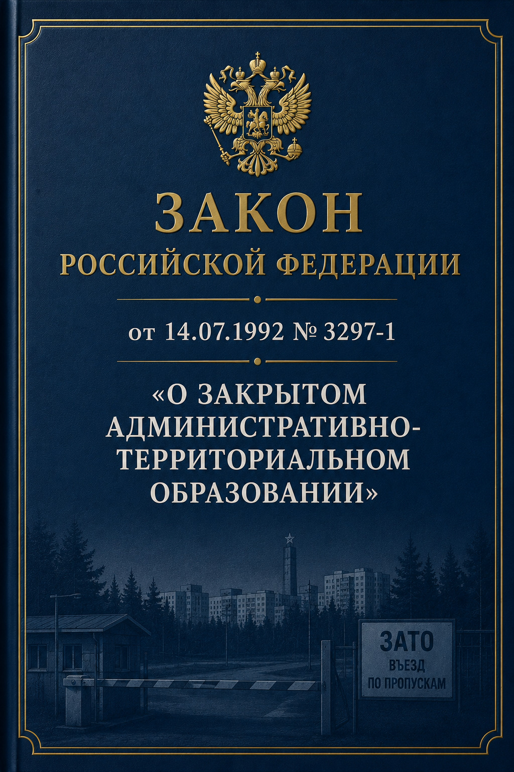 Оглавление: Закон РФ от 14.07.1992 № 3297-1 «О закрытом административно-территориальном образовании»