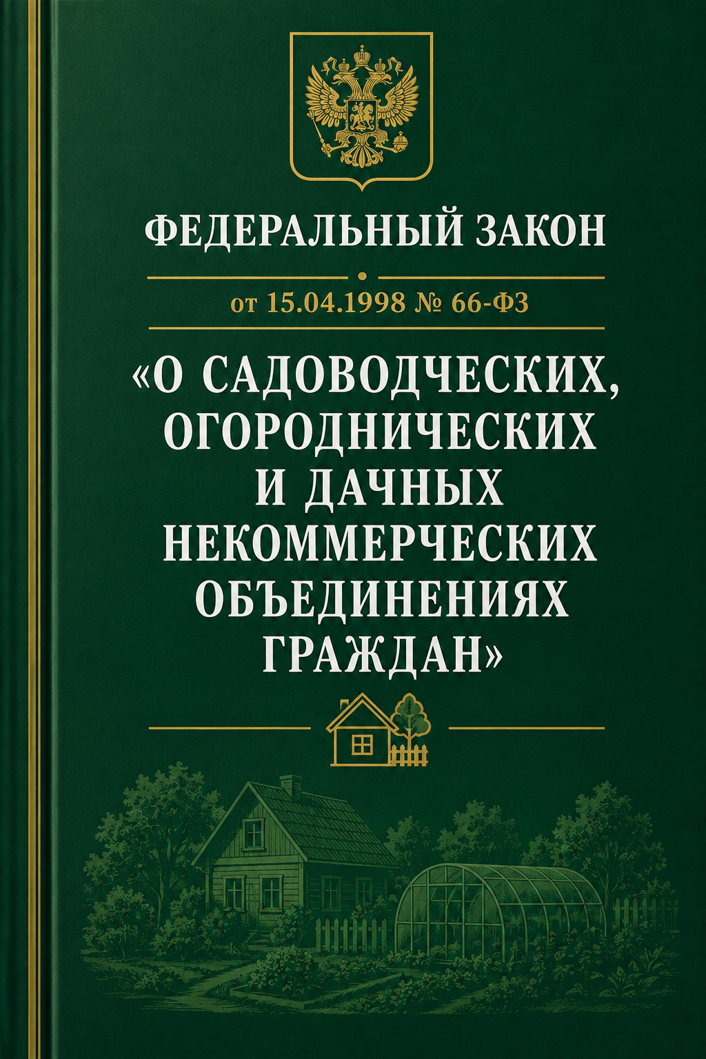 Оглавление: Федеральный закон от 15.04.1998 № 66-ФЗ «О садоводческих, огороднических и дачных некоммерческих объединениях граждан»