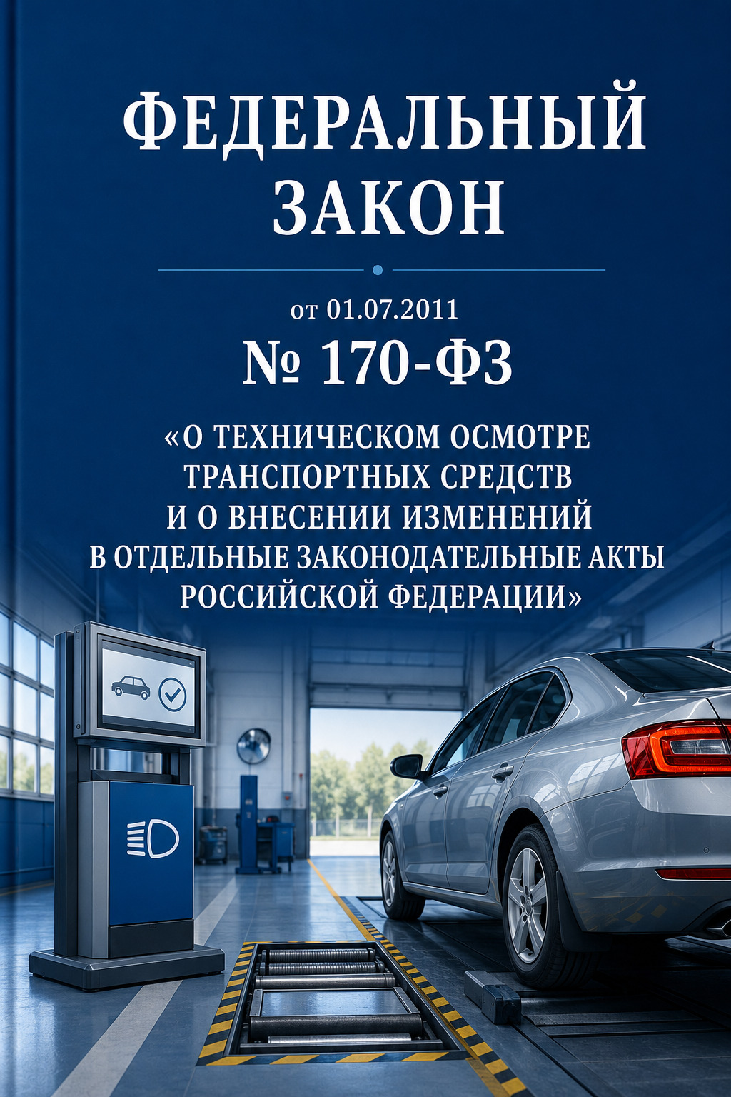 Оглавление: Федеральный закон от 01.07.2011 № 170-ФЗ «О техническом осмотре транспортных средств и о внесении изменений в отдельные законодательные акты Российской Федерации»