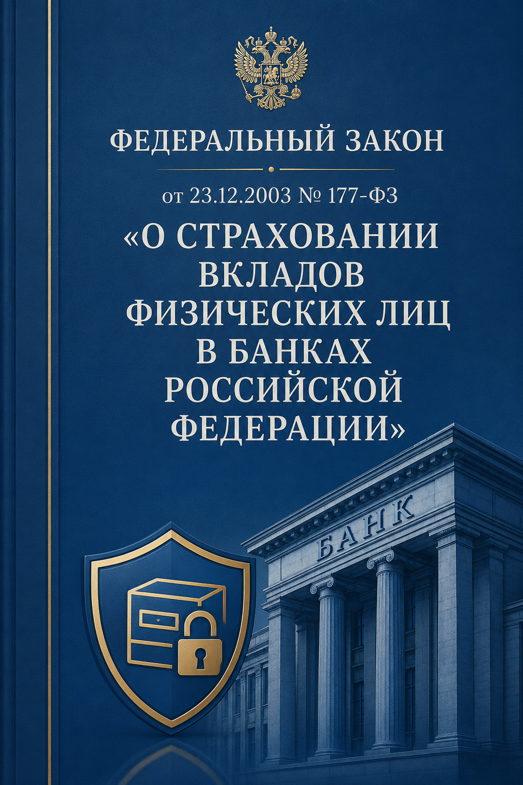 Оглавление: Федеральный закон от 23.12.2003 № 177-ФЗ «О страховании вкладов физических лиц в банках Российской Федерации»