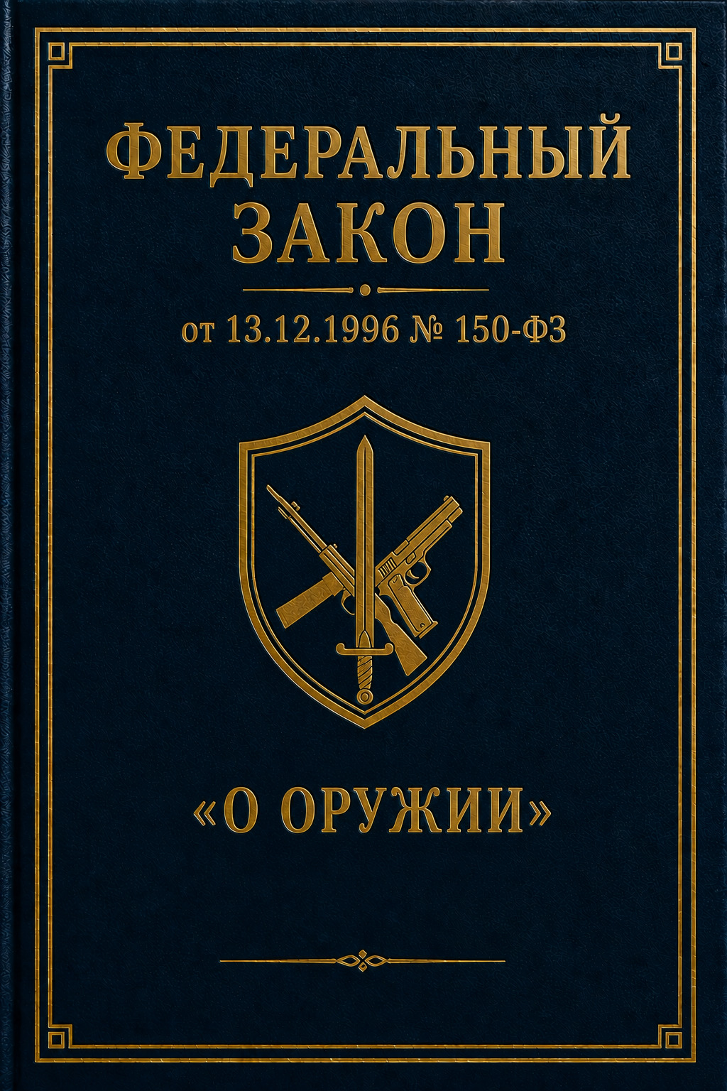 Оглавление: Федеральный закон от 13.12.1996 № 150-ФЗ «Об оружии»
