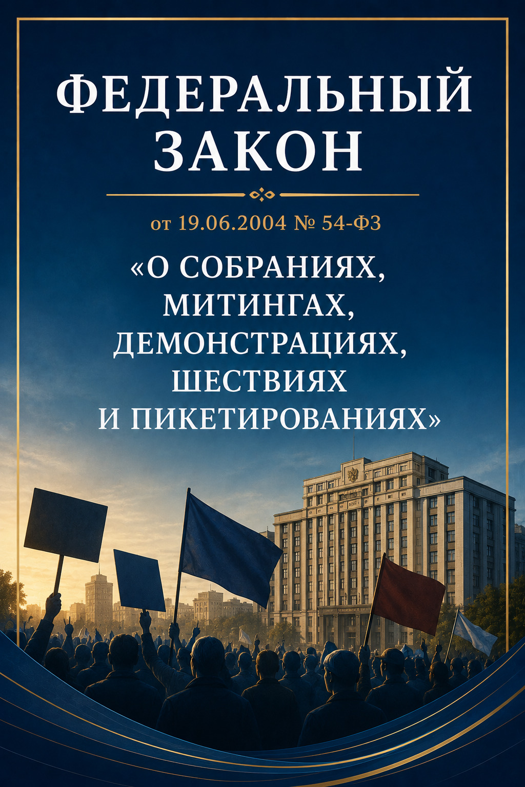 Оглавление: Федеральный закон от 19.06.2004 № 54-ФЗ «О собраниях, митингах, демонстрациях, шествиях и пикетированиях»