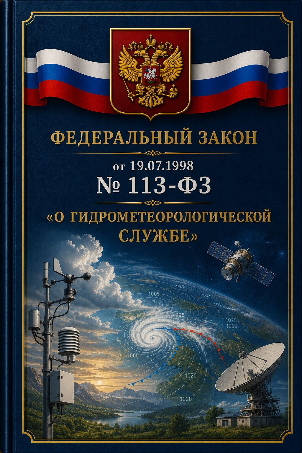 Оглавление: Федеральный закон от 19.07.1998 № 113-ФЗ «О гидрометеорологической службе»