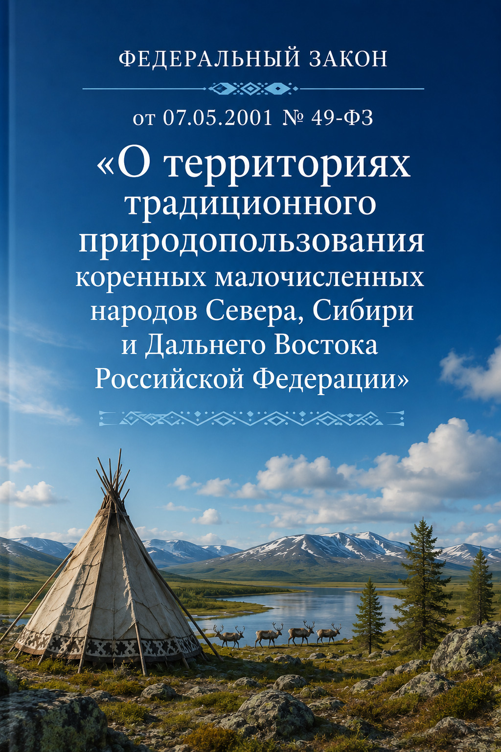 Оглавление: Федеральный закон от 07.05.2001 № 49-ФЗ «О территориях традиционного природопользования коренных малочисленных народов Севера, Сибири и Дальнего Востока Российской Федерации»