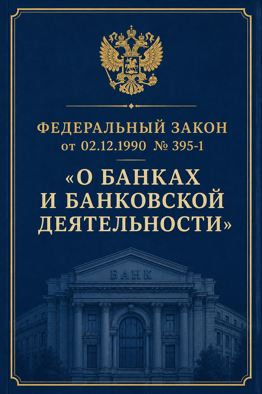 Оглавление: Федеральный закон от 02.12.1990 № 395-1 «О банках и банковской деятельности» 