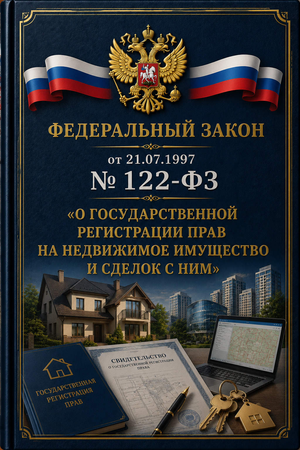 Оглавление: Федеральный закон от 21.07.1997 № 122-ФЗ «О государственной регистрации прав на недвижимое имущество и сделок с ним»