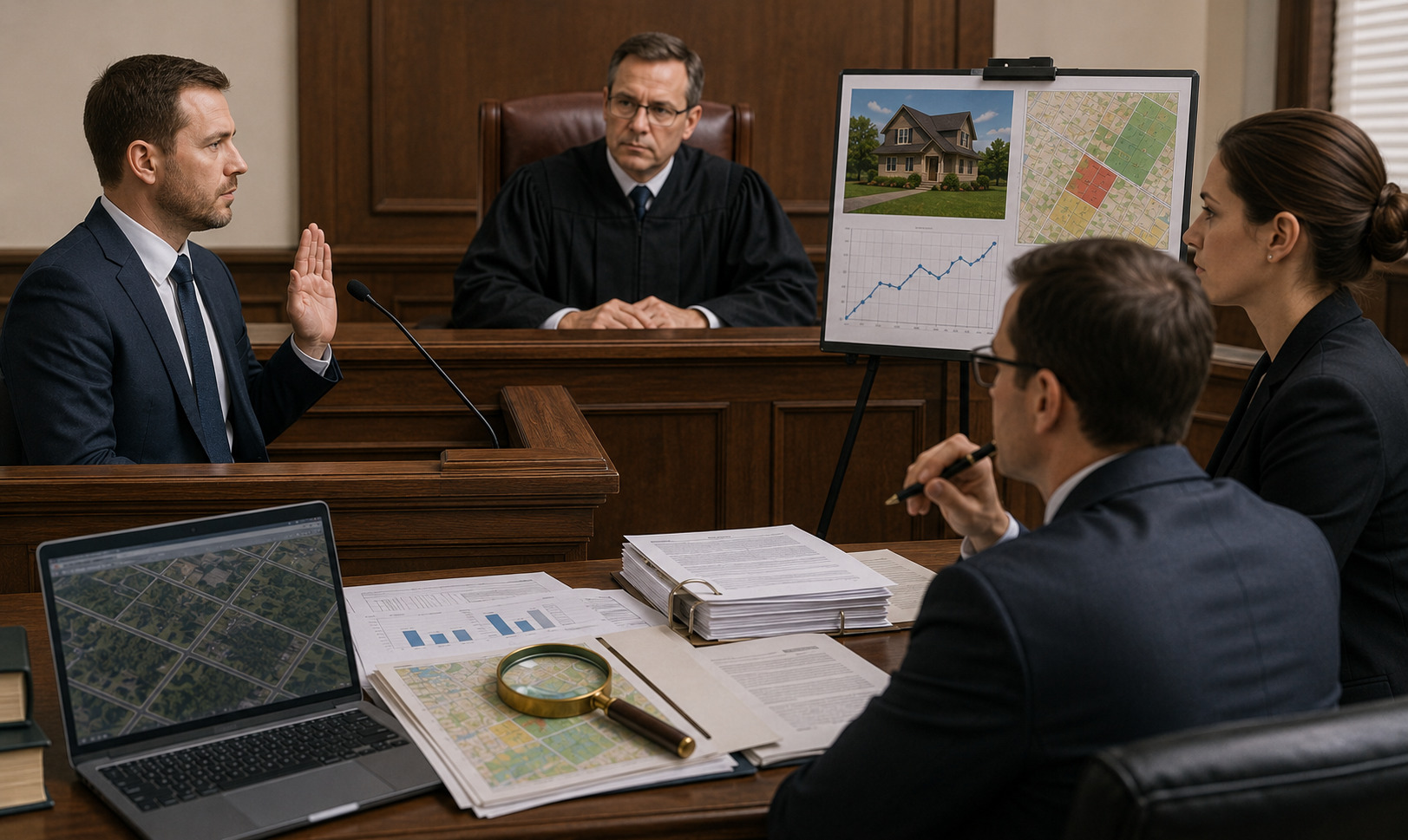 Calling an appraiser as a witness in the case of disputing the results of determining cadastral value