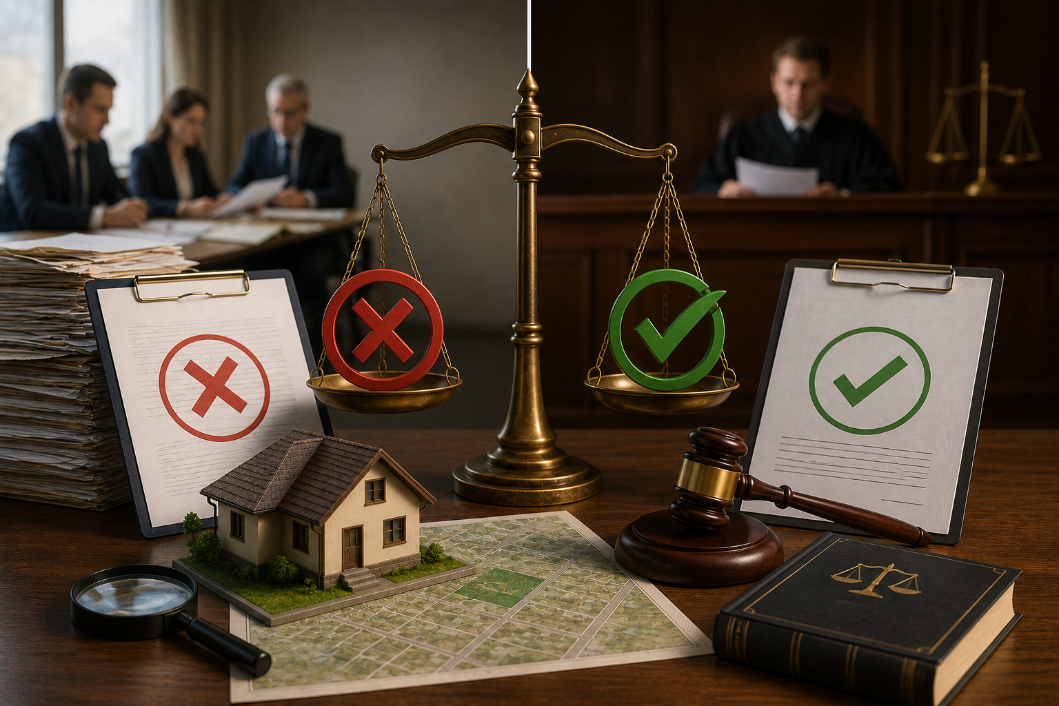 Result of challenging the decision of the commission on rejecting the application for challenging the results of determining the cadastral value of real estate
