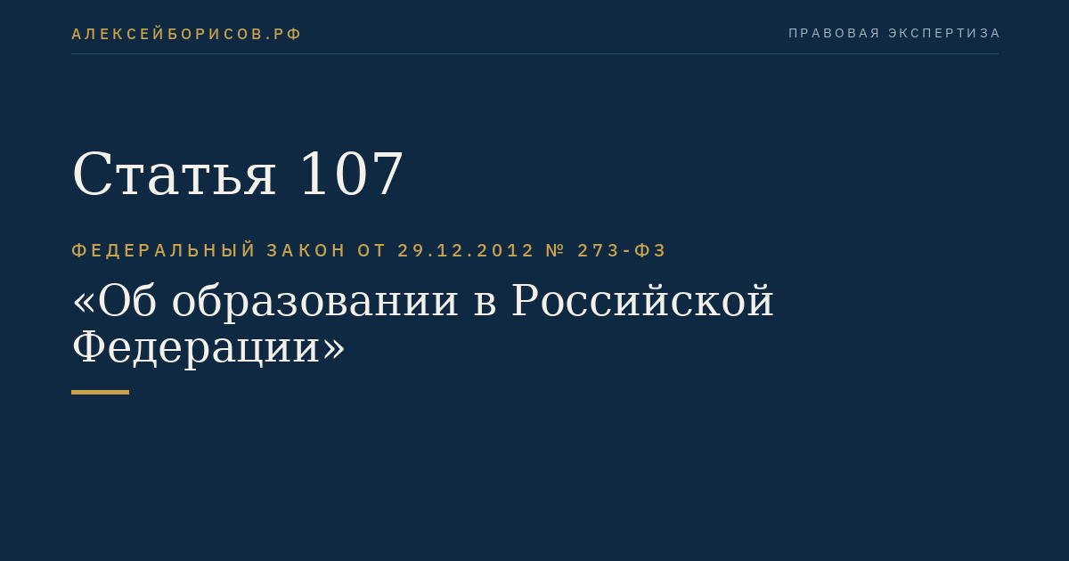 Статья 107
