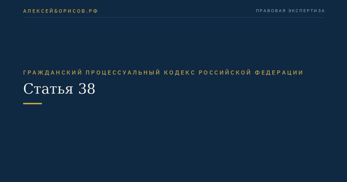 Статья 38