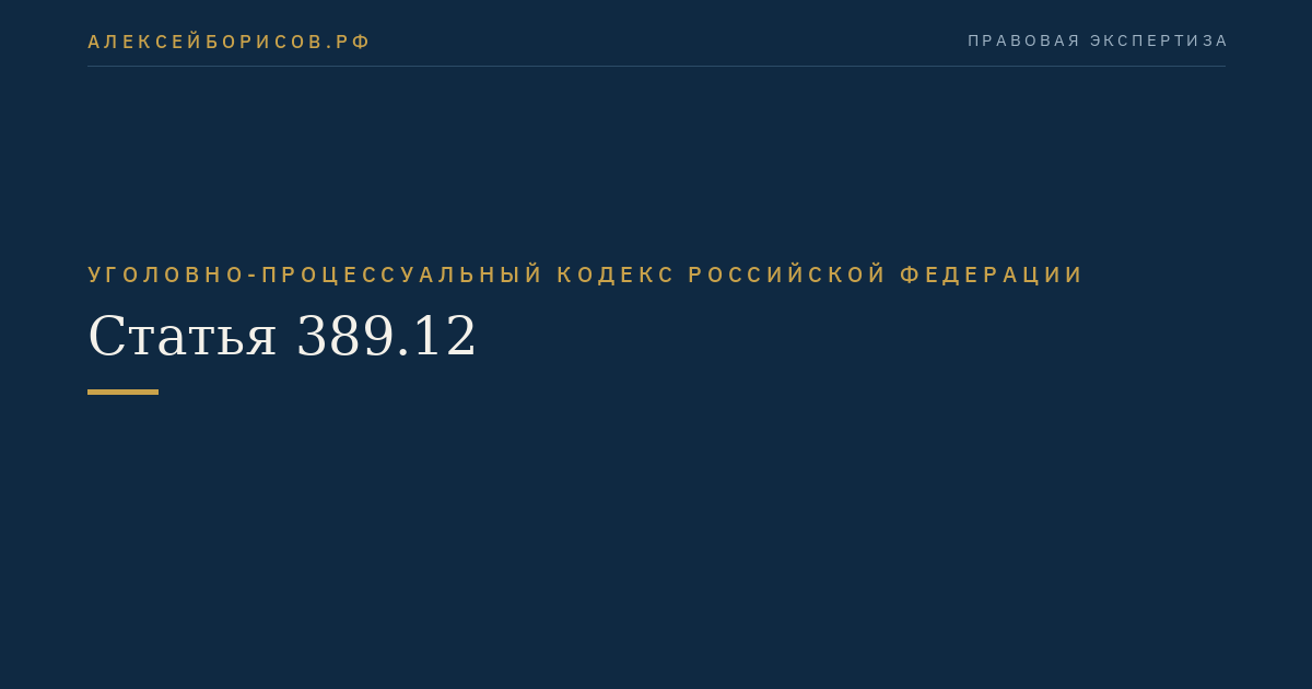 Статья 389.12