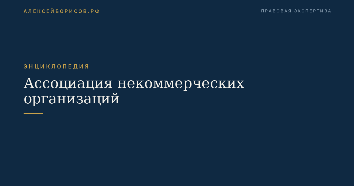 Ассоциация некоммерческих организаций