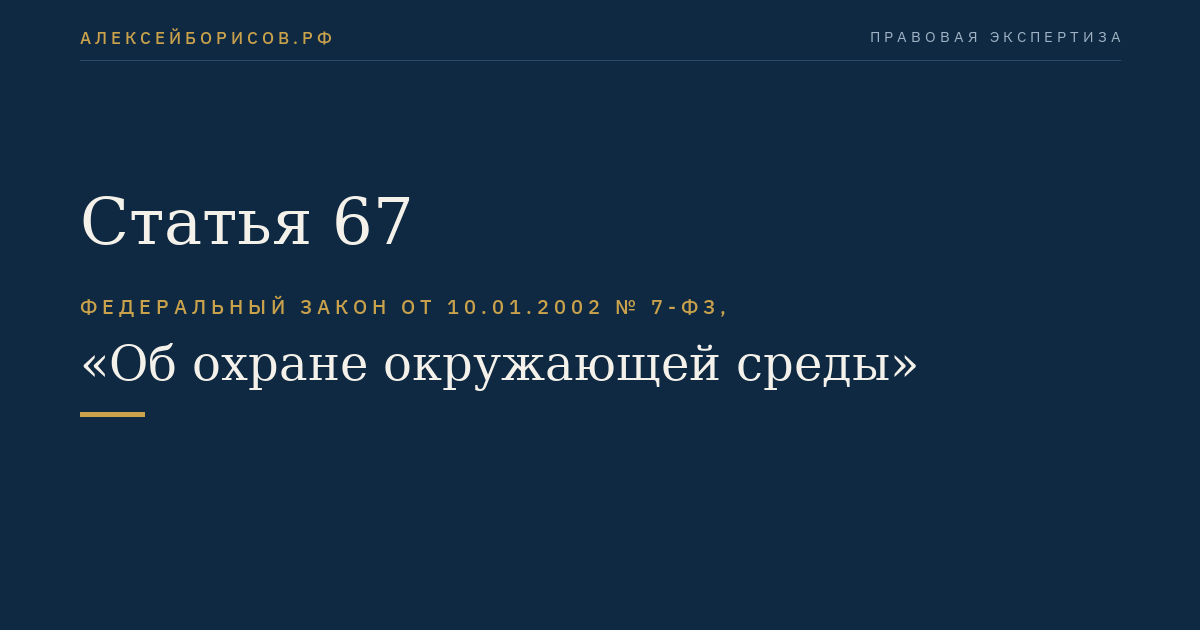 Статья 67