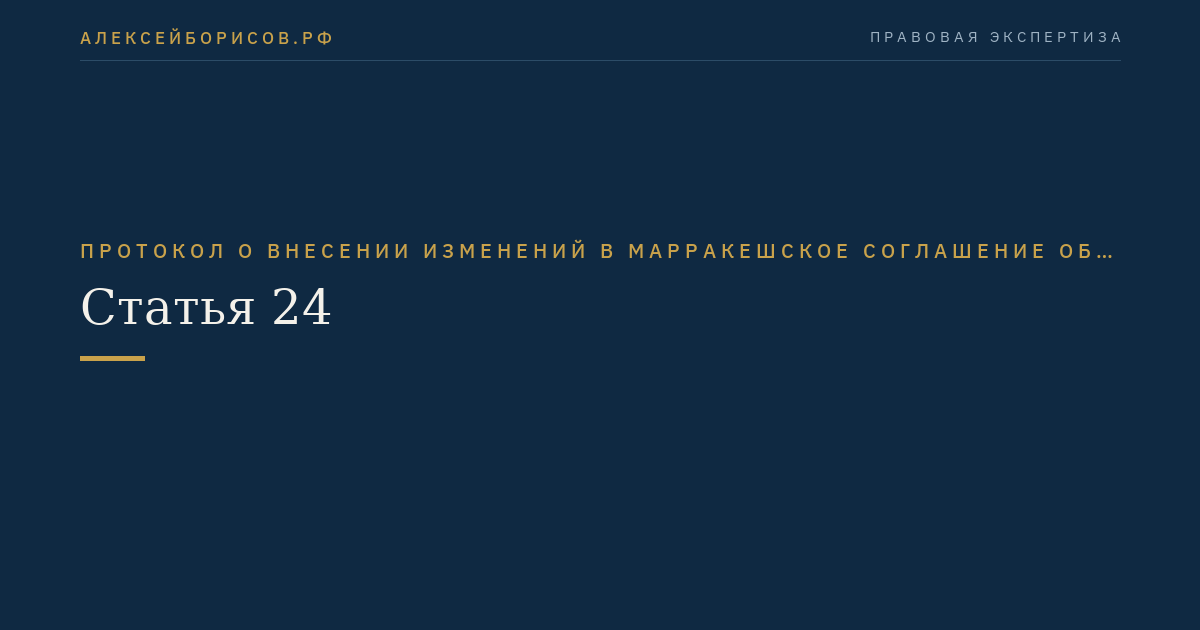 Статья 24